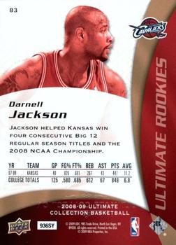 2008-09 Upper Deck Ultimate Collection #83 Darnell Jackson Back