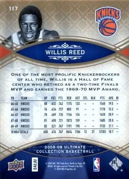 2008-09 Upper Deck Ultimate Collection #117 Willis Reed Back