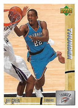 2008-09 Upper Deck Lineage #191 Jeff Green Front