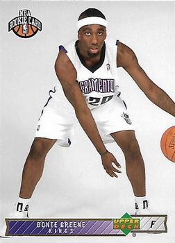 2008-09 Upper Deck Lineage #222 Donte Greene Front