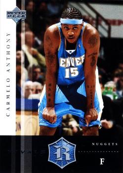 2004-05 Upper Deck Rivals Box Set #22 Carmelo Anthony Front