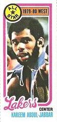 1980-81 Topps - Singles #8 Kareem Abdul-Jabbar Front