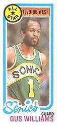 1980-81 Topps - Singles #12 Gus Williams Front