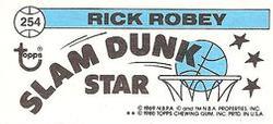 1980-81 Topps - Singles #254 Rick Robey Back