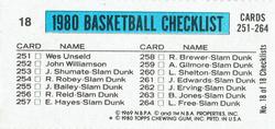 1980-81 Topps - Singles #18 Magic Johnson Back
