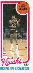 1980-81 Topps - Singles #165 Micheal Ray Richardson Front