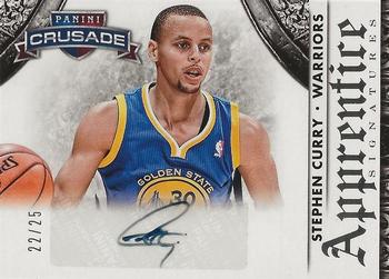 2013-14 Panini Crusade - Apprentice Signatures Silver #13 Stephen Curry Front