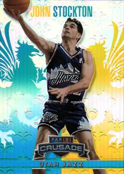 2013-14 Panini Crusade - Crusade Teal #253 John Stockton Front