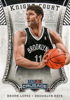 2013-14 Panini Crusade - Knight Court #28 Brook Lopez Front