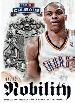 2013-14 Panini Crusade - Nobility Silver #8 Russell Westbrook Front