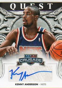 2013-14 Panini Crusade - Quest Autographs #8 Kenny Anderson Front