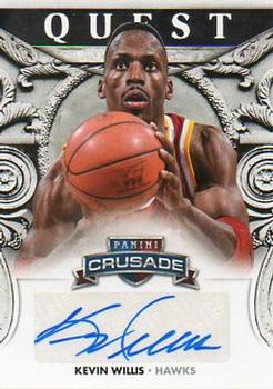 2013-14 Panini Crusade - Quest Autographs #31 Kevin Willis Front