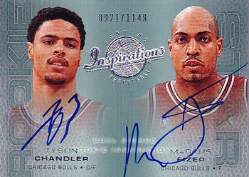 2001-02 Upper Deck Inspirations #114 Tyson Chandler / Marcus Fizer Front