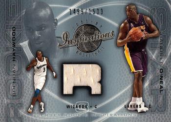 2001-02 Upper Deck Inspirations #123 Brendan Haywood / Shaquille O'Neal Front