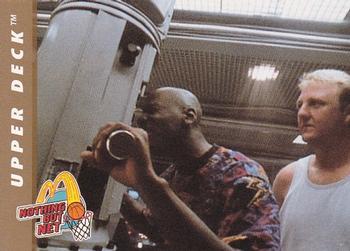 1994 Upper Deck Nothing But Net #7 Michael Jordan / Larry Bird Front