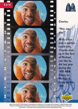 1994 Upper Deck Nothing But Net #8 Charles Barkley Back