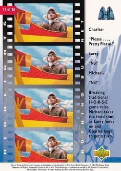1994 Upper Deck Nothing But Net #11 Charles Barkley Back