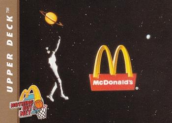 1994 Upper Deck Nothing But Net #15 McDonald's Logo in space Front