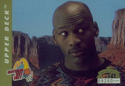 1994 Upper Deck Nothing But Net - Jumbo #5 Michael Jordan Front