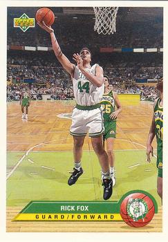 1992-93 Upper Deck McDonald's - Boston Celtics #BT3 Rick Fox Front