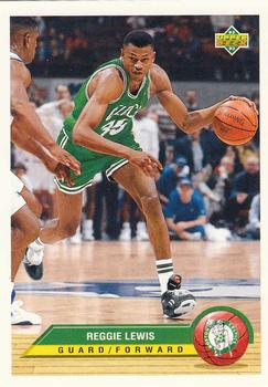 1992-93 Upper Deck McDonald's - Boston Celtics #BT6 Reggie Lewis Front