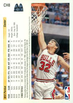 1992-93 Upper Deck McDonald's - Chicago Bulls #CH8 Will Perdue Back