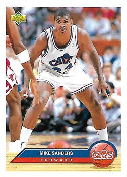 1992-93 Upper Deck McDonald's - Cleveland Cavaliers #CL8 Mike Sanders Front