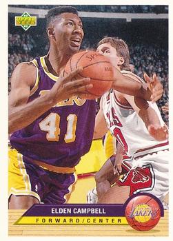1992-93 Upper Deck McDonald's - Los Angeles Lakers #LA1 Elden Campbell Front