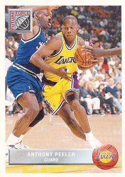 1992-93 Upper Deck McDonald's - Los Angeles Lakers #LA6 Anthony Peeler Front