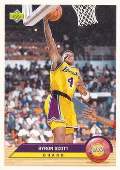 1992-93 Upper Deck McDonald's - Los Angeles Lakers #LA8 Byron Scott Front