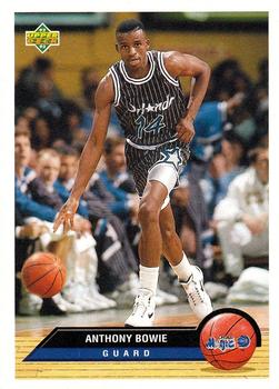 1992-93 Upper Deck McDonald's - Orlando Magic #OR2 Anthony Bowie Front