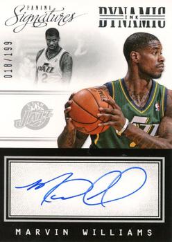 2013-14 Panini Signatures - Dynamic Ink #14 Marvin Williams Front