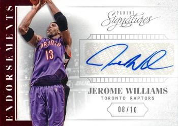 2013-14 Panini Signatures - Endorsements Red #45 Jerome Williams Front