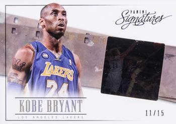 2013-14 Panini Signatures - Film Blue #28 Kobe Bryant Front