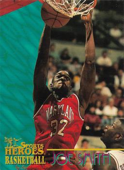 1996 Signature Rookies Basketball Sports Heroes #1 Joe Smith Front