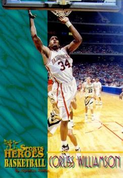 1996 Signature Rookies Basketball Sports Heroes #21 Corliss Williamson Front