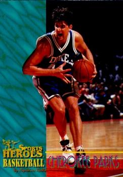 1996 Signature Rookies Basketball Sports Heroes #26 Cherokee Parks Front