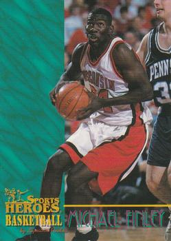 1996 Signature Rookies Basketball Sports Heroes #18 Michael Finley Front