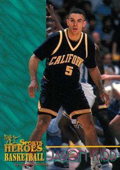 1996 Signature Rookies Basketball Sports Heroes #28 Jason Kidd Front