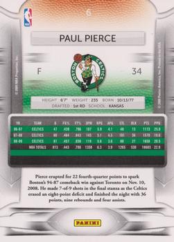 2009-10 Panini Prestige #6 Paul Pierce Back