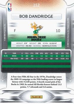 2009-10 Panini Prestige #112 Bob Dandridge Back