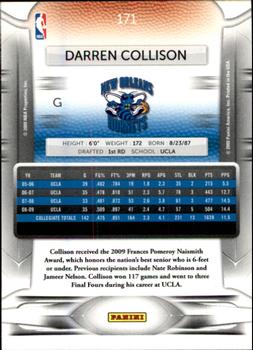 2009-10 Panini Prestige #171 Darren Collison Back