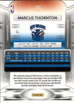 2009-10 Panini Prestige #191 Marcus Thornton Back