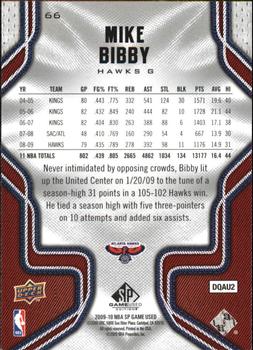 2009-10 SP Game Used #66 Mike Bibby Back