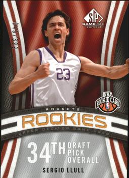 2009-10 SP Game Used #132 Sergio Llull Front