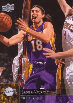 2009-10 Upper Deck #85 Sasha Vujacic Front