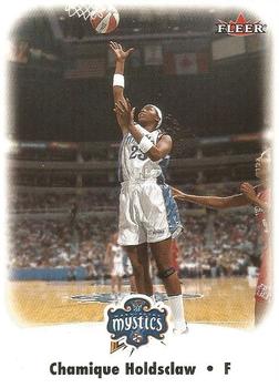 2001 Fleer Hershey WNBA #1 Chamique Holdsclaw Front