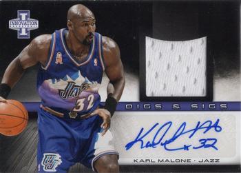 2013-14 Panini Innovation - Digs and Sigs #34 Karl Malone Front