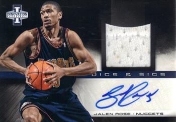 2013-14 Panini Innovation - Digs and Sigs #38 Jalen Rose Front