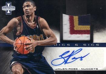 2013-14 Panini Innovation - Digs and Sigs Prime #38 Jalen Rose Front